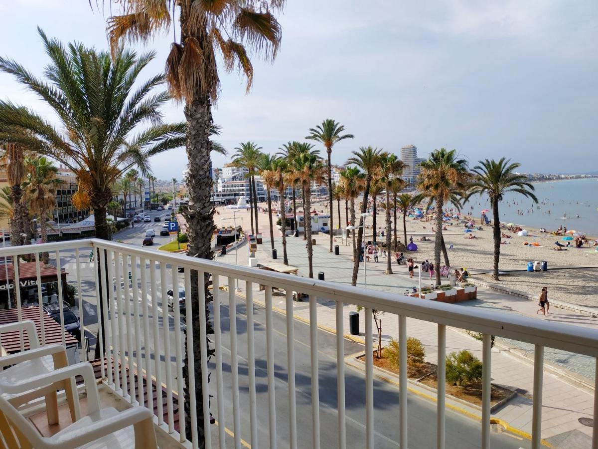 Vista Mar Y Castillo Orangecosta Peniscola Bagian luar foto